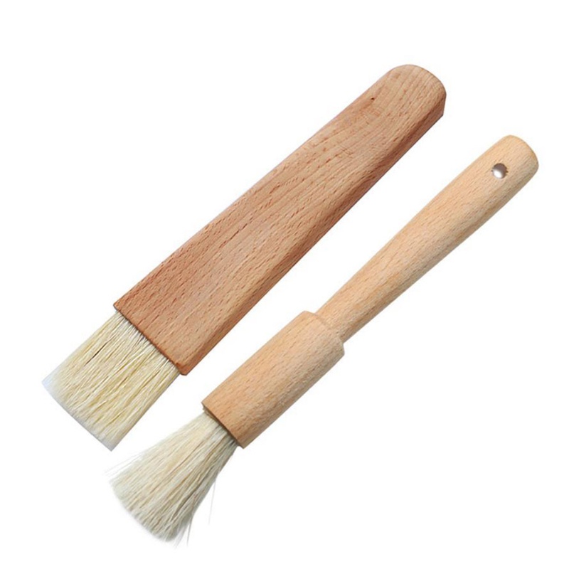 Kitchen Baking Utensils - แปรงทาซอสบาร์บีคิว 2 ชิ้น แปรงทาเนย น้ำผึ้ง สำหรับย่าง