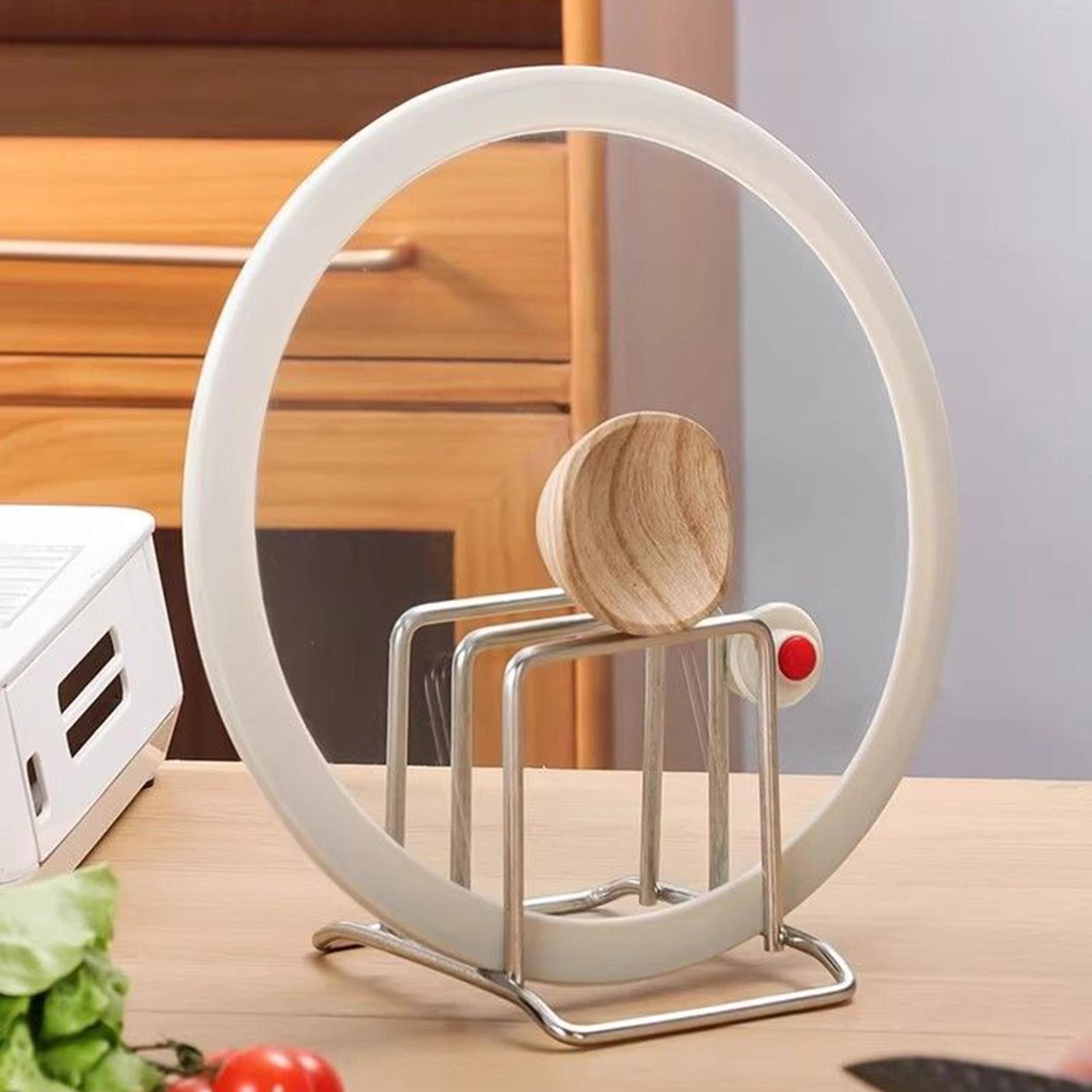 Kitchen Cabinet Baking Sheet Organizer - ที่วางเขียงสแตนเลส ชั้นวางถาดอบ ชั้นวางอุปกรณ์อบขนม สำหรับวางบนเคาน์เตอร์ครัว ตู้เก็บของในครัว