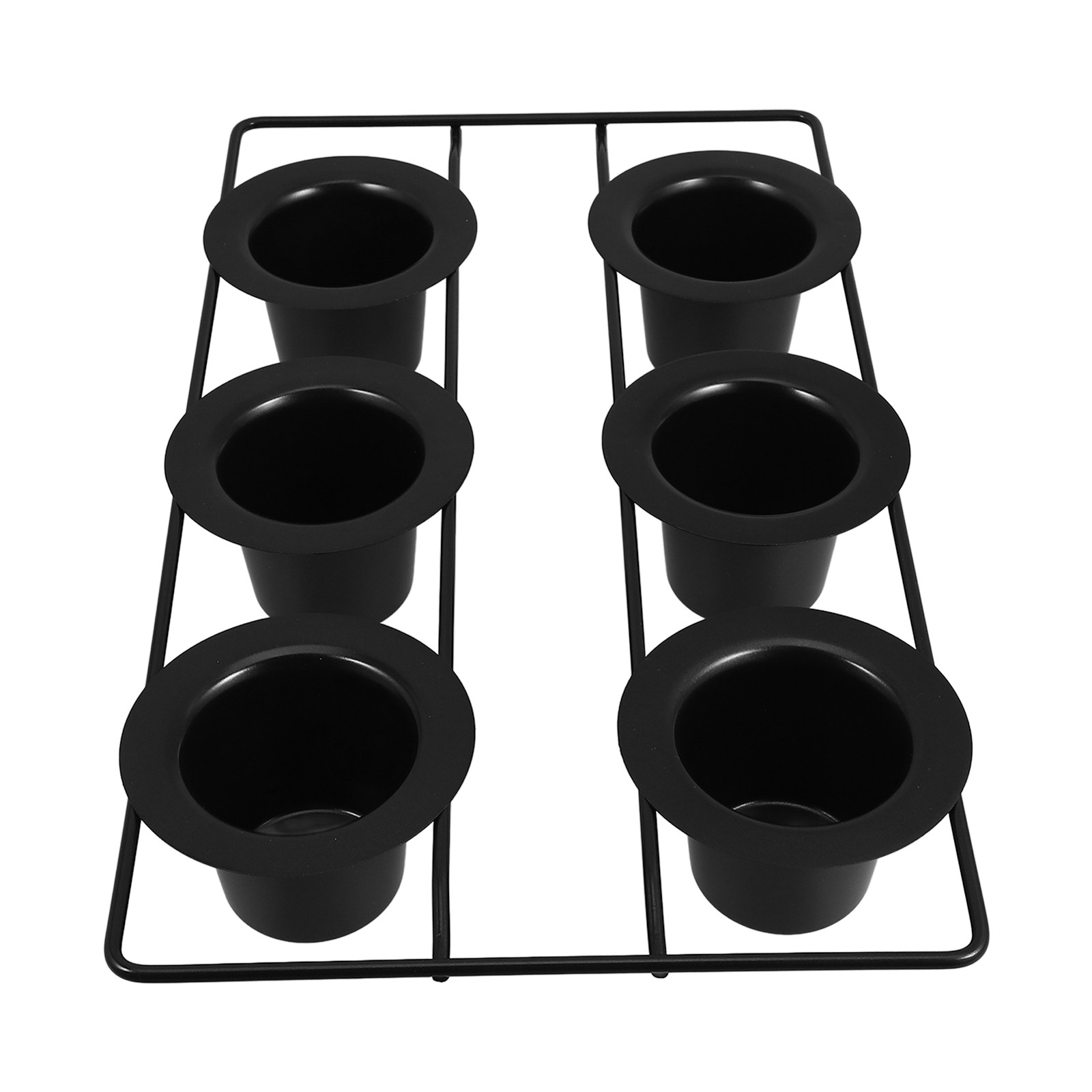 Muffin Tin Nonstick - ถาดอบมัฟฟิน 6 หลุม ขนาดใหญ่ ทนทาน ทำจากเหล็กคาร์บอนสีดำ