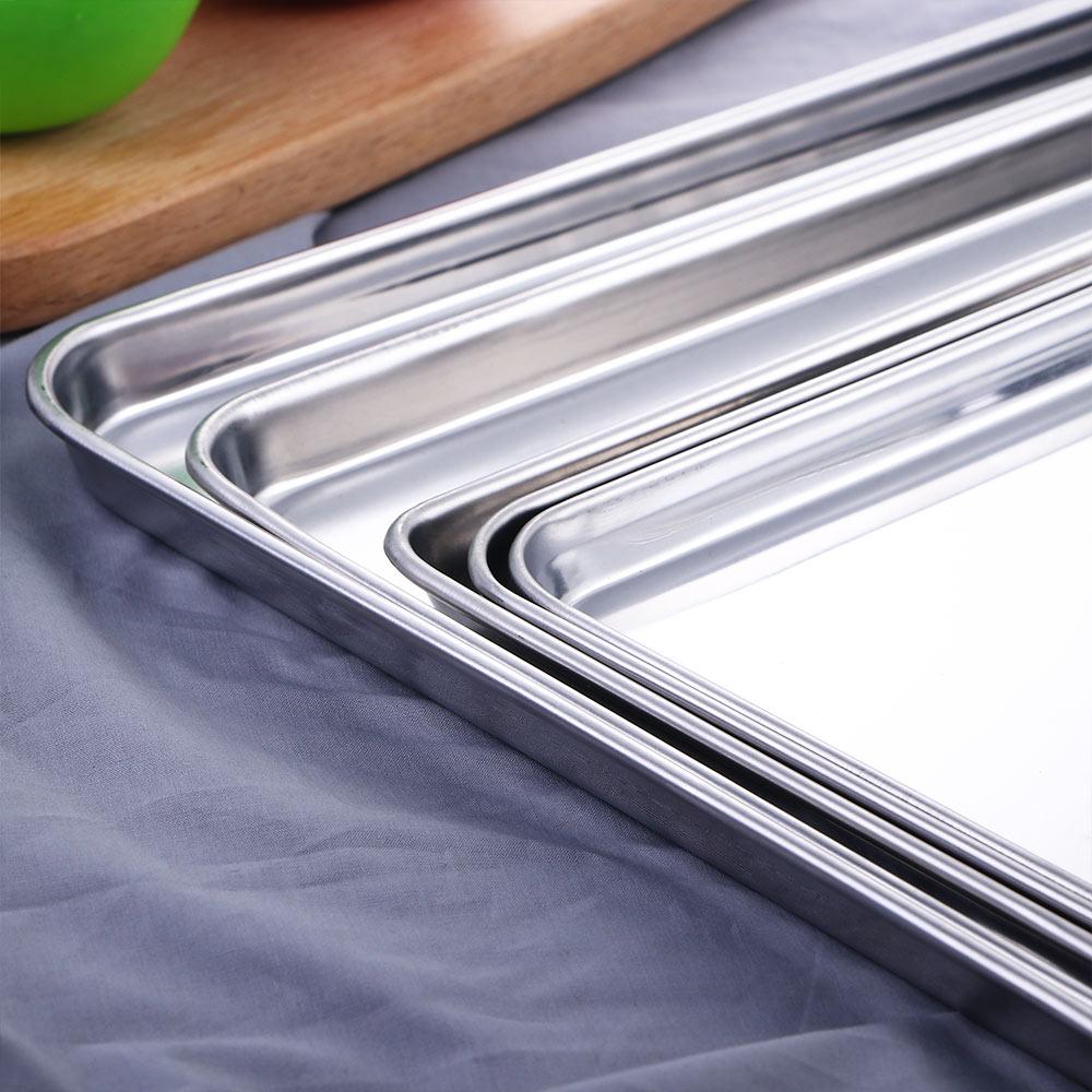 Kitchen Baking Pan Storage - ถาดเก็บของในครัว ถาดใส่ผลไม้ ทนทาน ป้องกันสนิม ถาดอบขนมปัง ถาดคุกกี้
