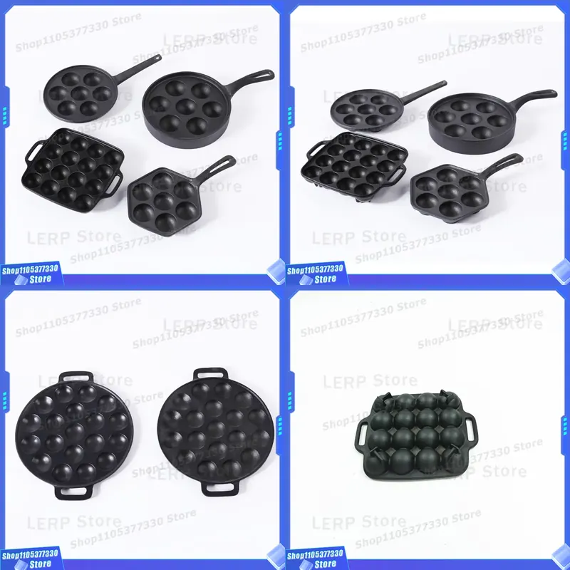 Muffin Tin Nonstick - ถาดอบมัฟฟินเหล็กหล่อแบบไม่ติดกระทะ ถาดอบเค้ก ทนทาน ถาดอบขนมปัง สำหรับใช้ในครัวเรือน เครื่องครัวสำหรับเตาอบ
