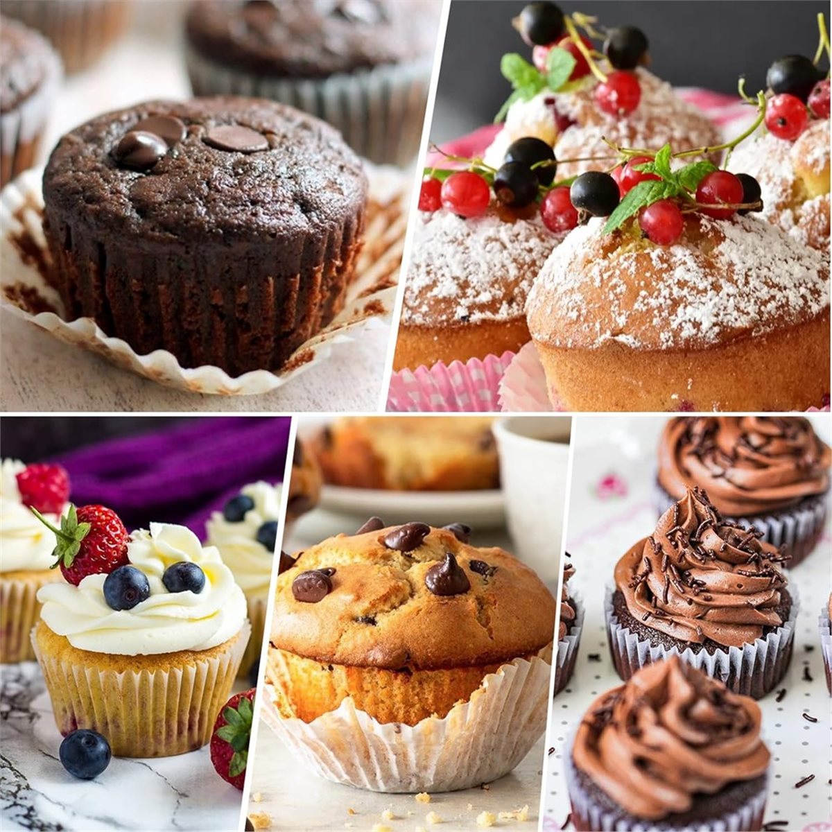 Muffin Tin Nonstick - A67T แม่พิมพ์อบขนมแบบใหม่ 6 ช่อง ทรงตรง ขนาดใหญ่