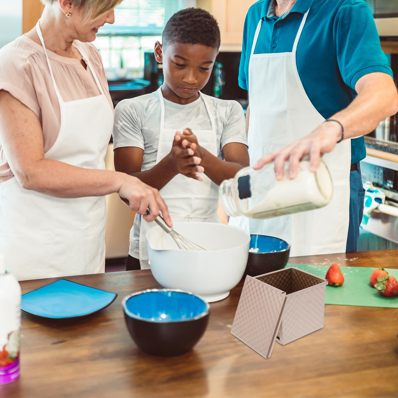 ถาดอบขนมปังขนาดเล็กพร้อมฝาปิด  - Mini Kitchen Baking บทวิจารณ์และราคา