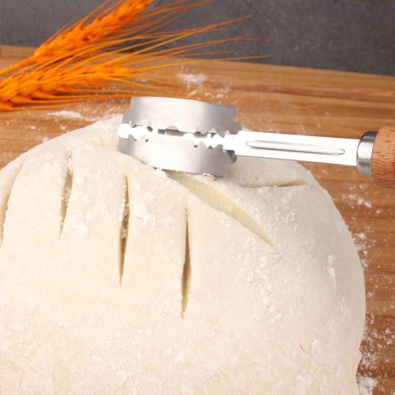 แป้งขนมปังเครื่องตัดขนม 5 ใบมี - Dough Scraper Curved บทวิจารณ์และราคา