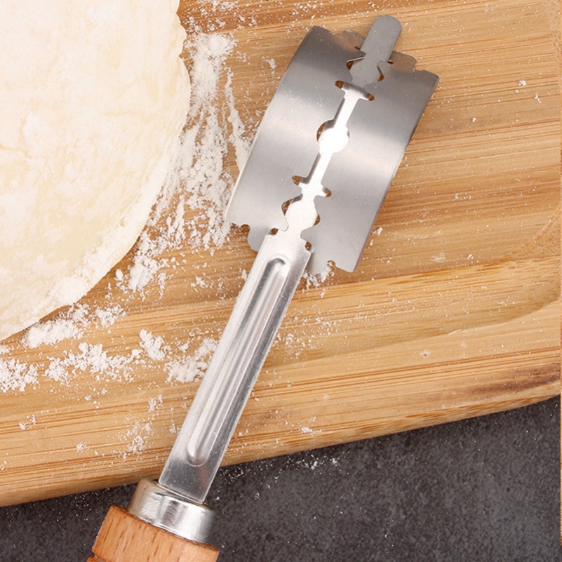 แป้งขนมปังเครื่องตัดขนม 5 ใบมี - Dough Scraper Curved บทวิจารณ์และราคา