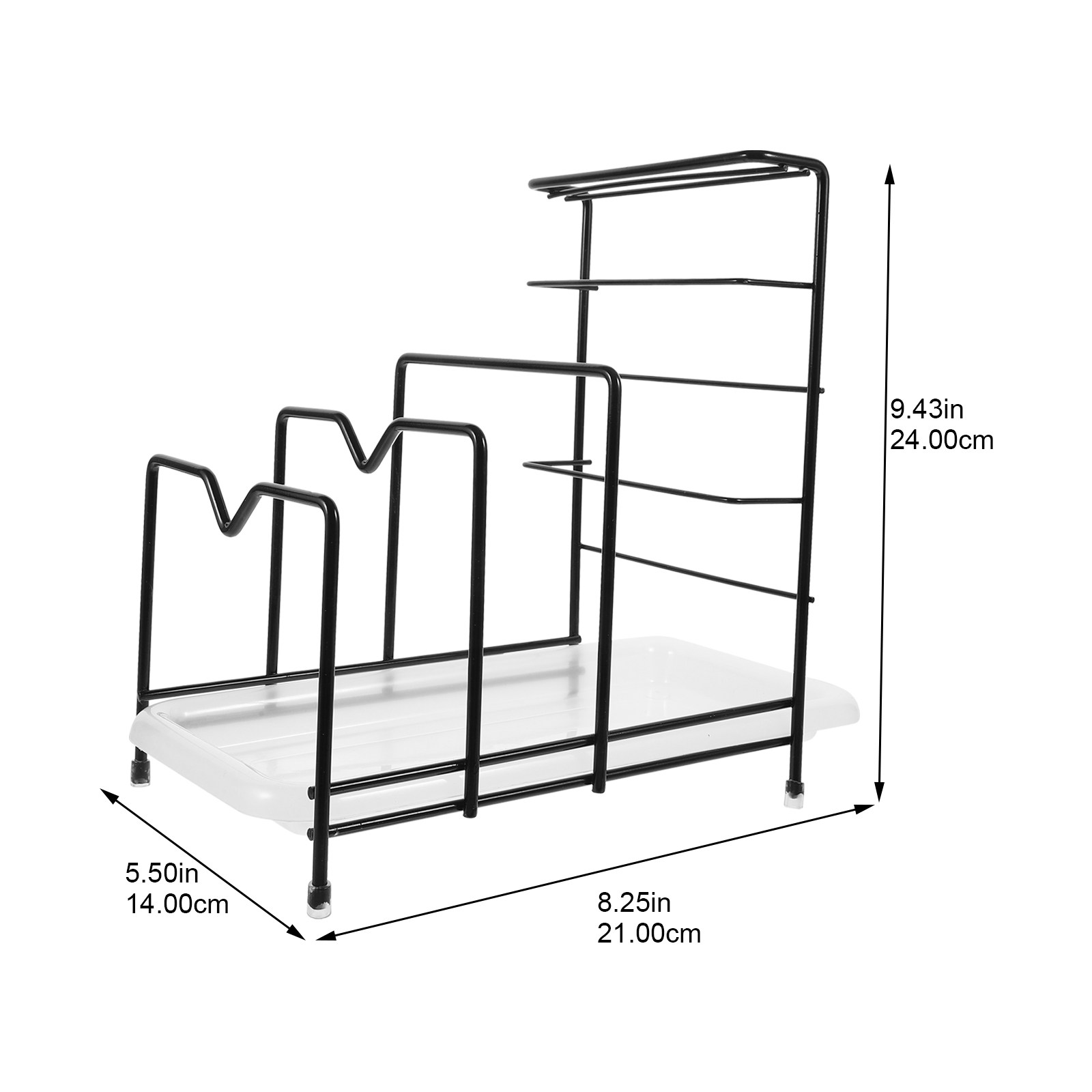 ที่จัดเก็บฝาหม้อ ที่วางเขียง ช - Kitchen Cabinet Baking Sheet Organizer บทวิจารณ์และราคา