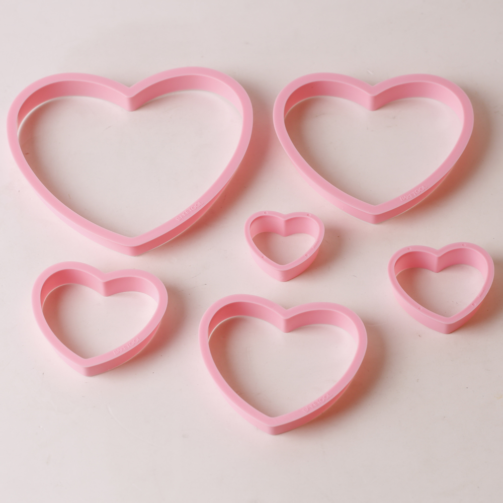 1 ชุด/3 ชุดหัวใจสีชมพู Star ดอ - Kitchen Equipment For Baking บทวิจารณ์และราคา
