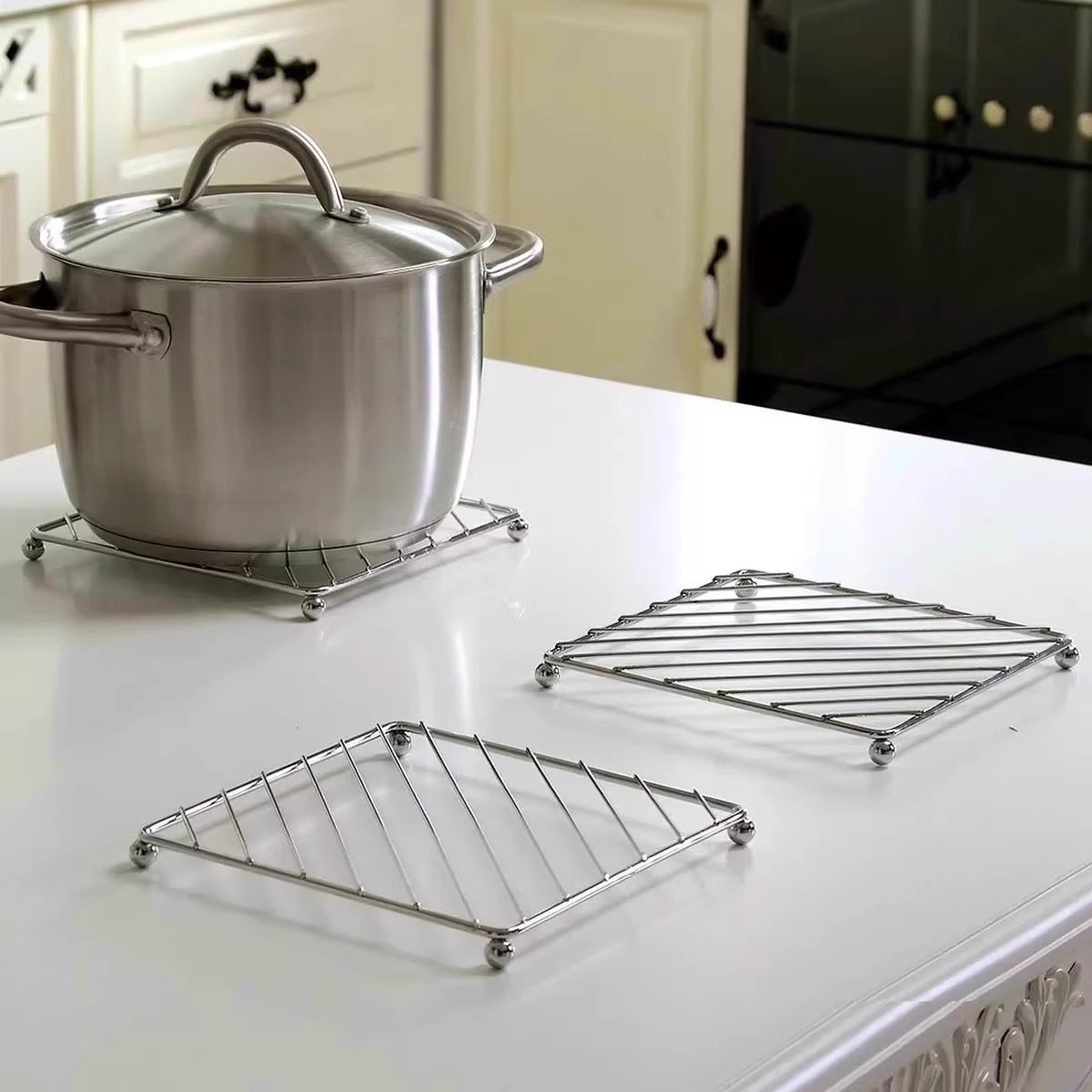 แผ่นรองกันความร้อนโลหะ แผ่นรอง - Kitchen Baking Pan Organizer บทวิจารณ์และราคา