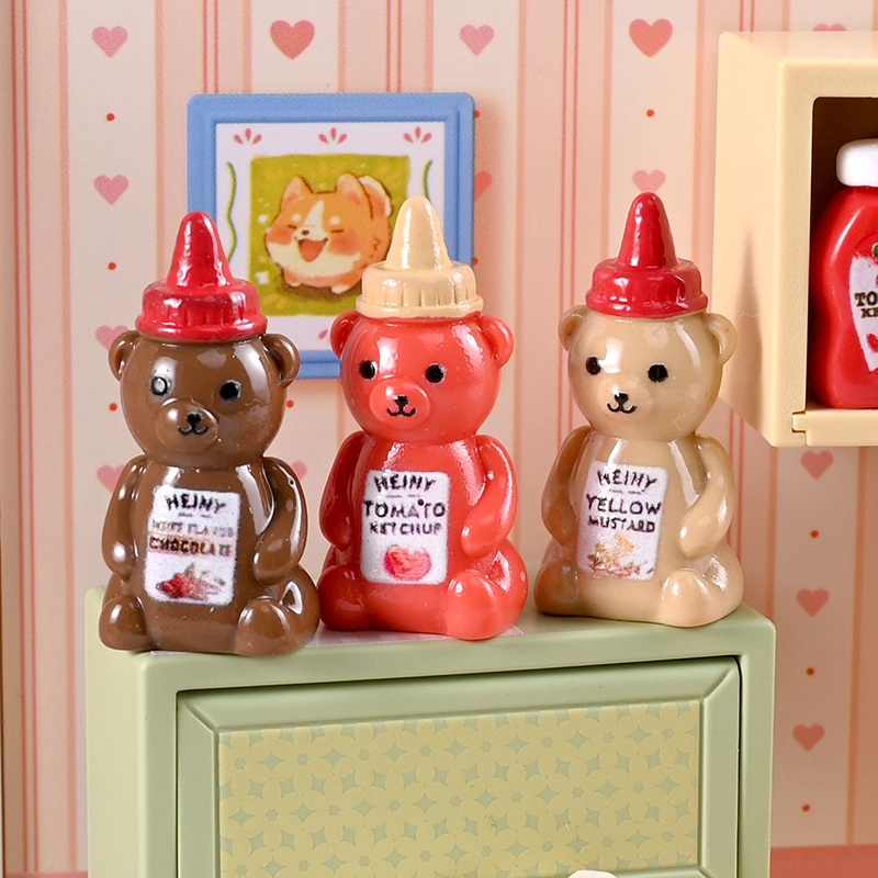 ขวดแยมหมีน้อยจำลอง 10 ชิ้น ขนา - Kitchen Baking Organization บทวิจารณ์และราคา