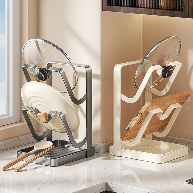 ที่วางฝาหม้อเหล็กคาร์บอนสำหรับ - Kitchen Baking Pan Organizer บทวิจารณ์และราคา