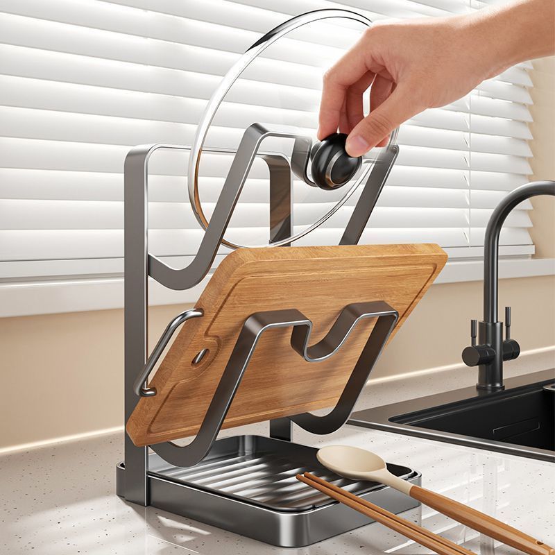 ที่วางฝาหม้อเหล็กคาร์บอนสำหรับ - Kitchen Baking Pan Organizer บทวิจารณ์และราคา