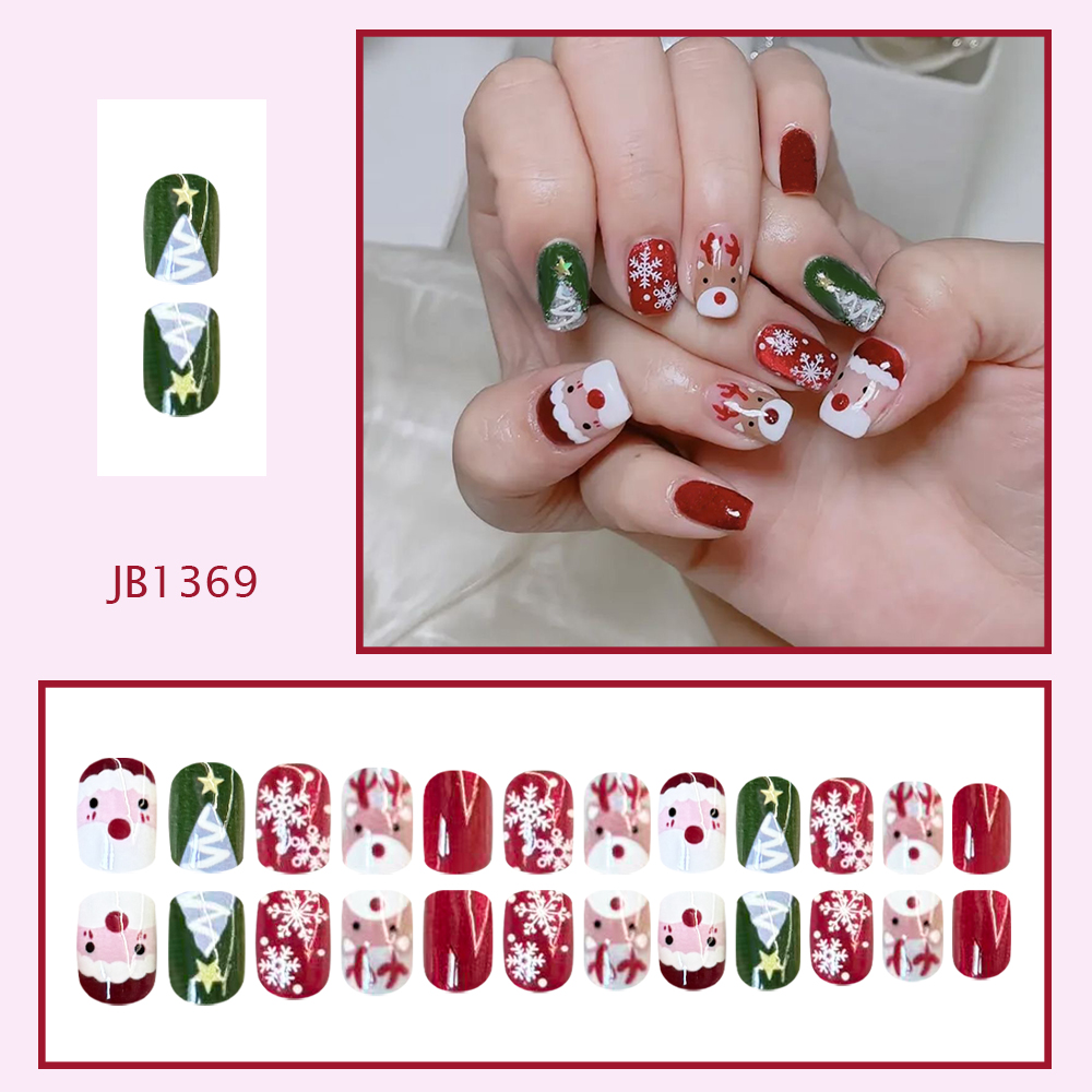 เล็บปลอมลายคริสต์มาส ซานตา กวา - Decorating Tip Set บทวิจารณ์และราคา