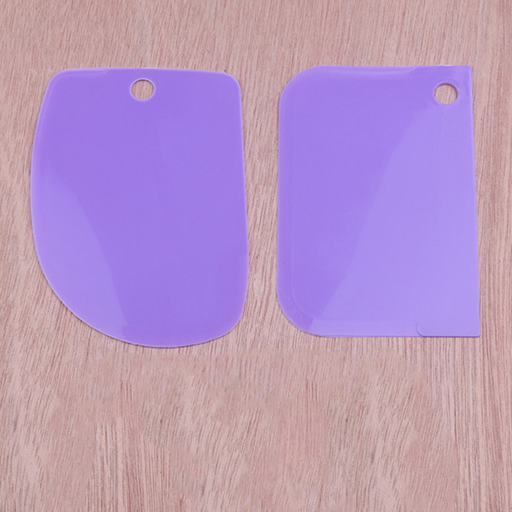 ที่ขูดแป้ง 3 ชิ้น แบบพลาสติกสอ - Dough Scraper Curved บทวิจารณ์และราคา