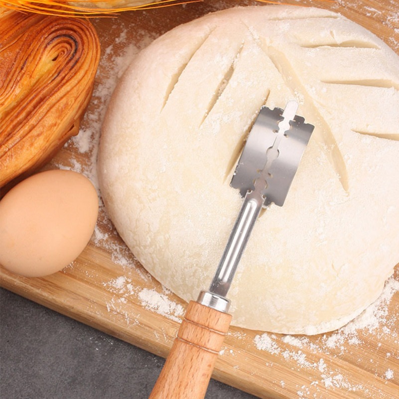 แป้งขนมปังเครื่องตัดขนม 5 ใบมี - Dough Scraper Curved บทวิจารณ์และราคา