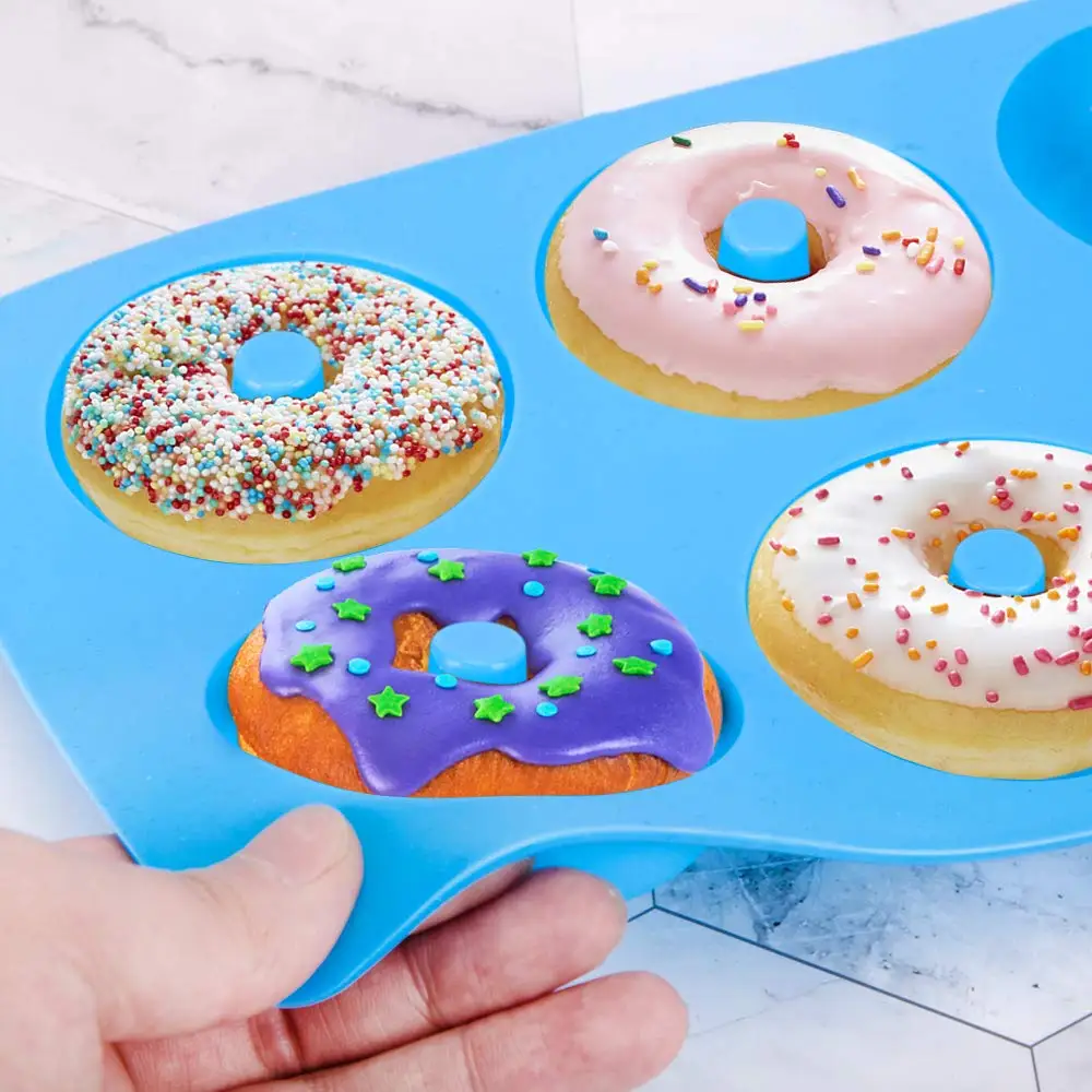 6 หลุมซิลิโคนโดนัทแม่พิมพ์ Bak - Kitchen Baking Utensils บทวิจารณ์และราคา
