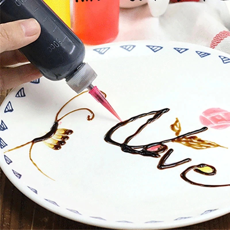 ขวดบีบครีมสำหรับวาดลวดลาย 7 หั - Kitchen Baking Drawing บทวิจารณ์และราคา