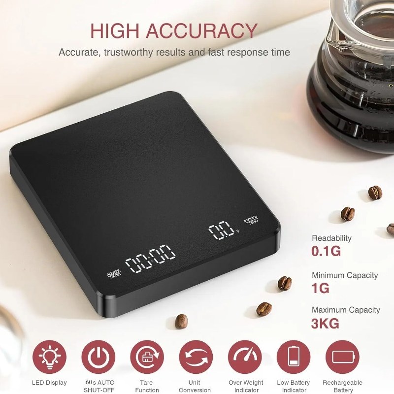 เครื่องชั่งครัวอิเล็กทรอนิกส์ใ - Mini Kitchen Baking บทวิจารณ์และราคา
