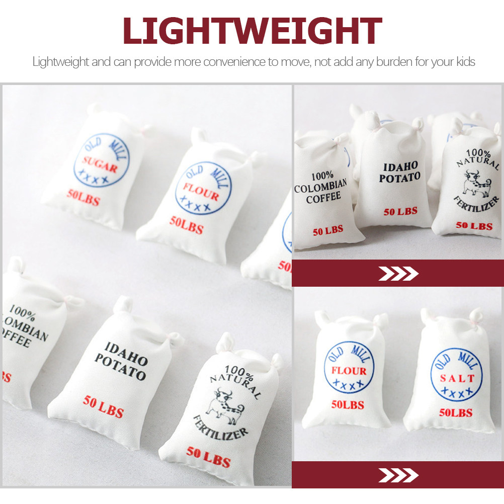 6 ชิ้น ถุงแป้ง เกลือ น้ำตาล ขน - Baking Kitchen Kids บทวิจารณ์และราคา