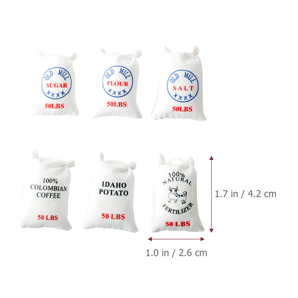 6 ชิ้น ถุงแป้ง เกลือ น้ำตาล ขน - Baking Kitchen Kids บทวิจารณ์และราคา
