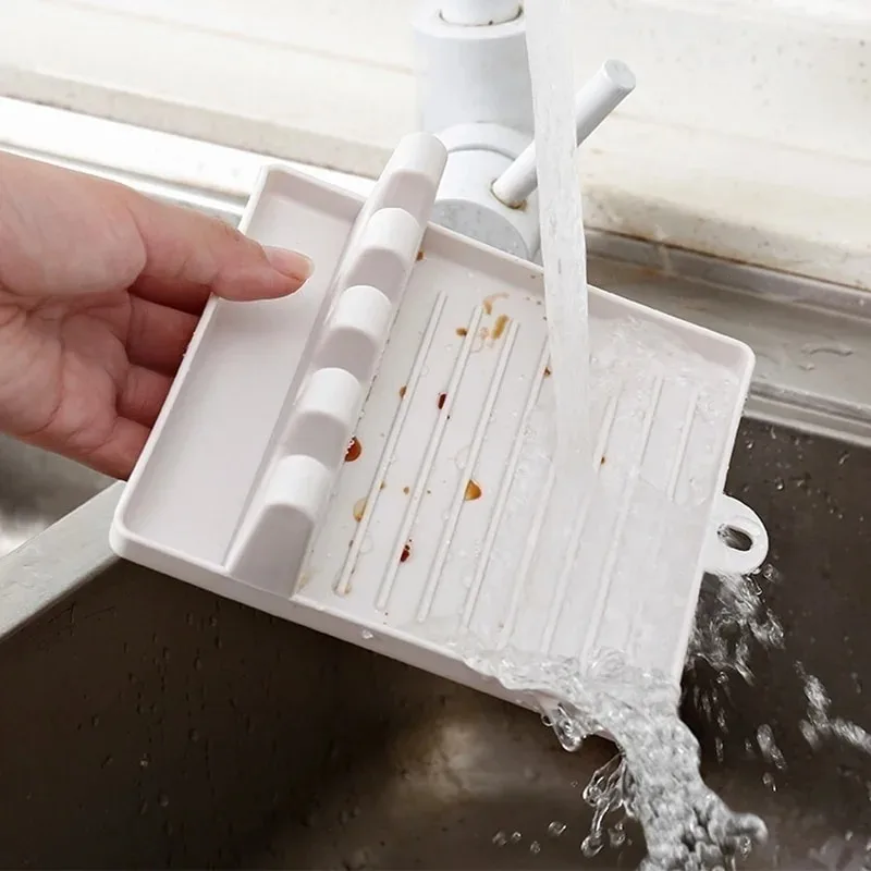 ฝาปิดกระทะรองรับช้อนหม้อวางไม้ - Kitchen Baking Pan Organizer บทวิจารณ์และราคา