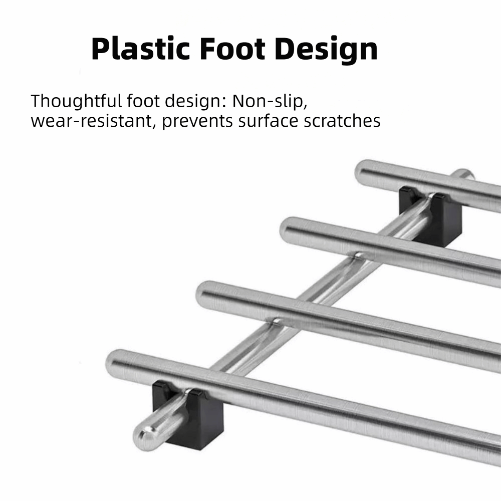 แผ่นรองกันลื่นสแตนเลส ทนความร้ - Kitchen Baking Pan Organizer บทวิจารณ์และราคา