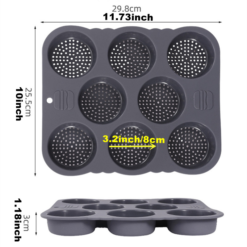 แฮมเบอร์เกอร์ Bun แม่พิมพ์ Non - Kitchen Baking Utensils บทวิจารณ์และราคา