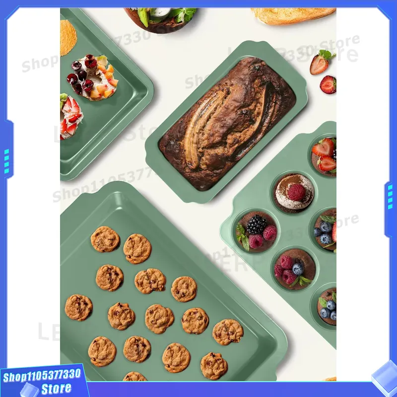 แม่พิมพ์เค้กเหล็กคาร์บอนกันติด - Bread Baking Kitchen Utensils บทวิจารณ์และราคา