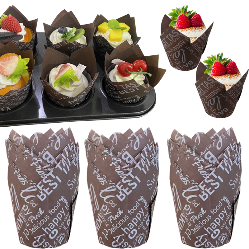 50 ชิ้น/100 ชิ้น ถ้วยกระดาษเค้ - Kitchen Baking Mat บทวิจารณ์และราคา