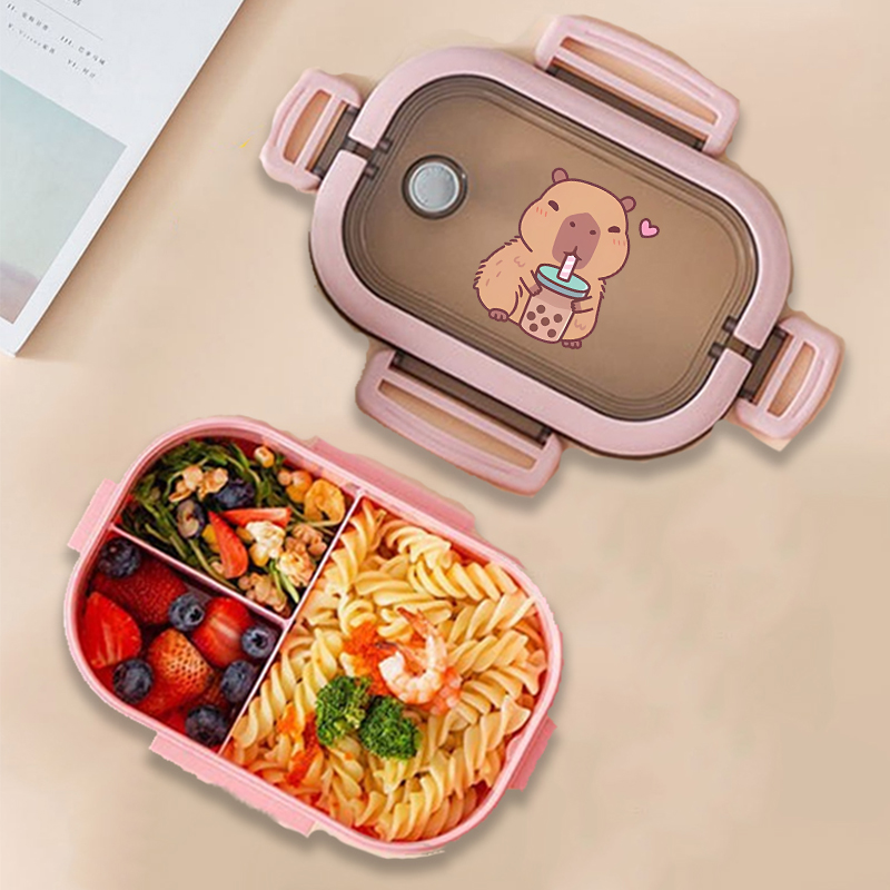 กล่องข้าวกลางวันลายคาปิบาร่า ล - Kitchen Baking Organization บทวิจารณ์และราคา