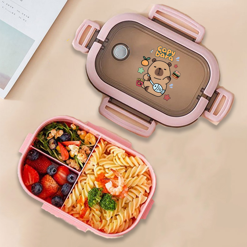 กล่องข้าวกลางวันลายคาปิบาร่า ล - Kitchen Baking Organization บทวิจารณ์และราคา