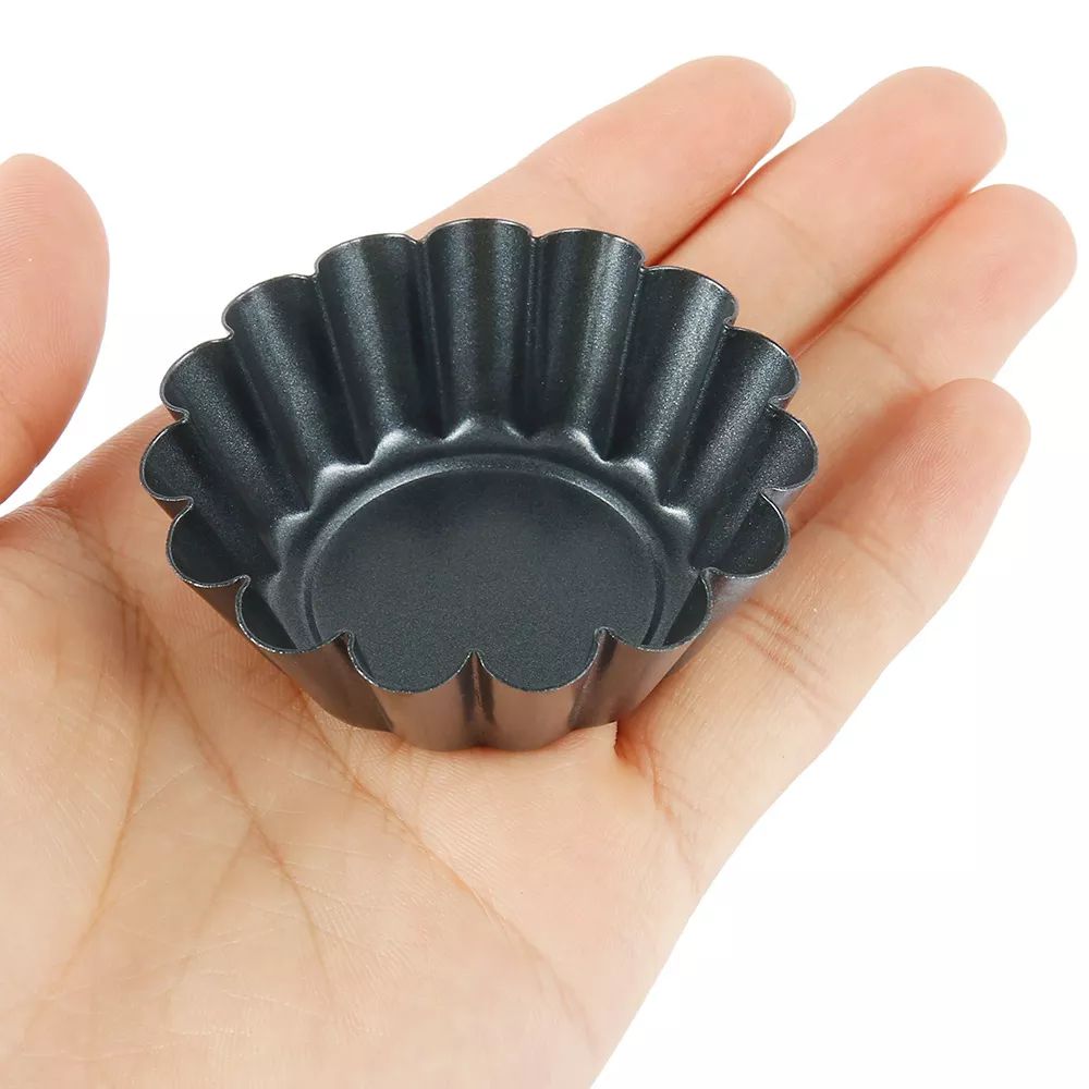 พิมพ์ทาร์ตทรงกลมขนาดเล็ก 4 ชิ้ - Muffin Tin Nonstick บทวิจารณ์และราคา