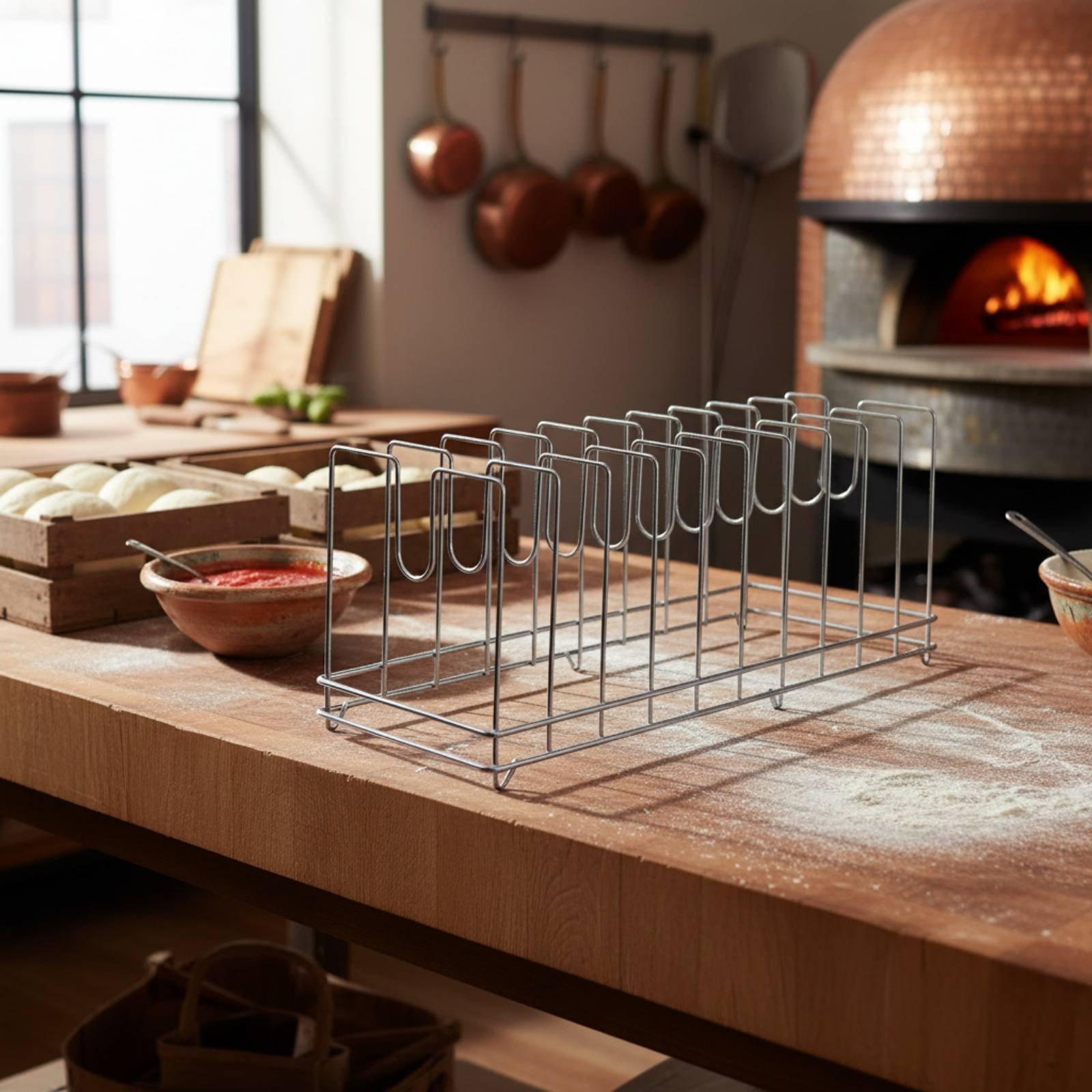 ชั้นวางของในครัวแบบแนวตั้งสำหร - Kitchen Baking Pan Storage บทวิจารณ์และราคา