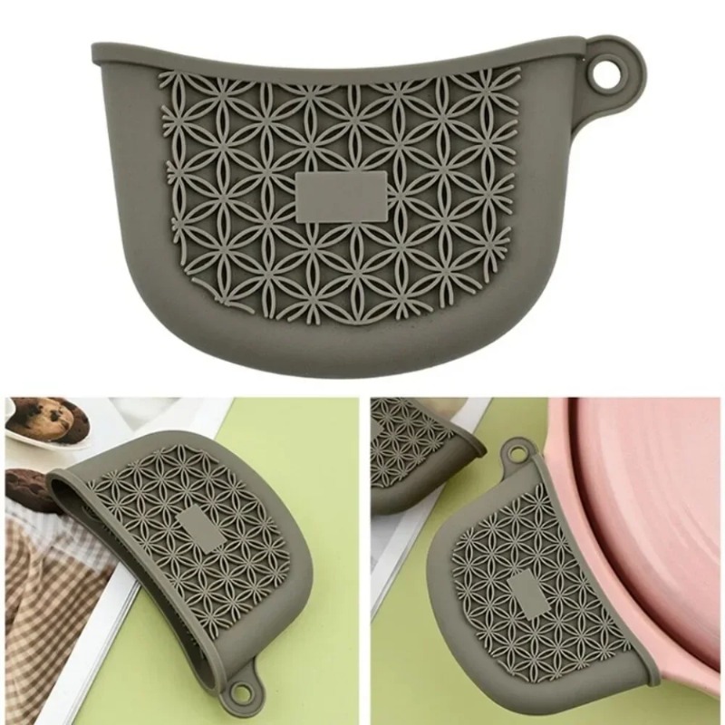 ที่หุ้มด้ามจับกระทะซิลิโคนแบบห - Kitchen Baking Pan Organizer บทวิจารณ์และราคา