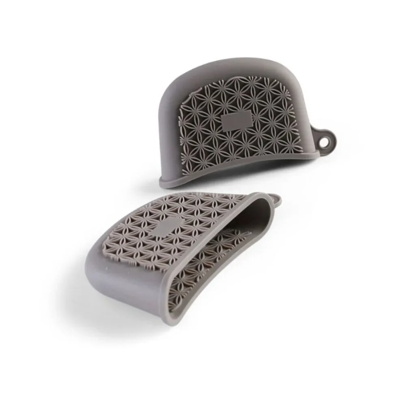 ที่หุ้มด้ามจับกระทะซิลิโคนแบบห - Kitchen Baking Pan Organizer บทวิจารณ์และราคา