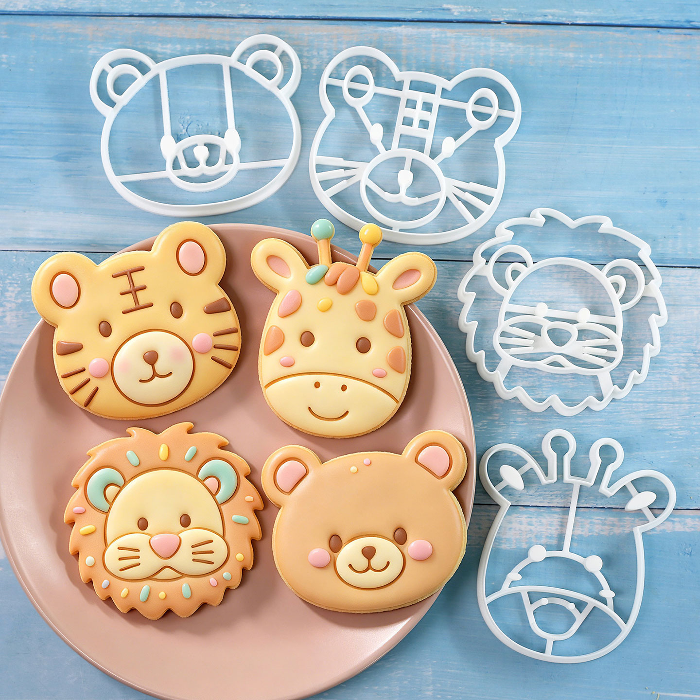 ชุดตัวตัดคุกกี้รูปสัตว์ 4 ชิ้น - Kitchen Equipment For Baking บทวิจารณ์และราคา