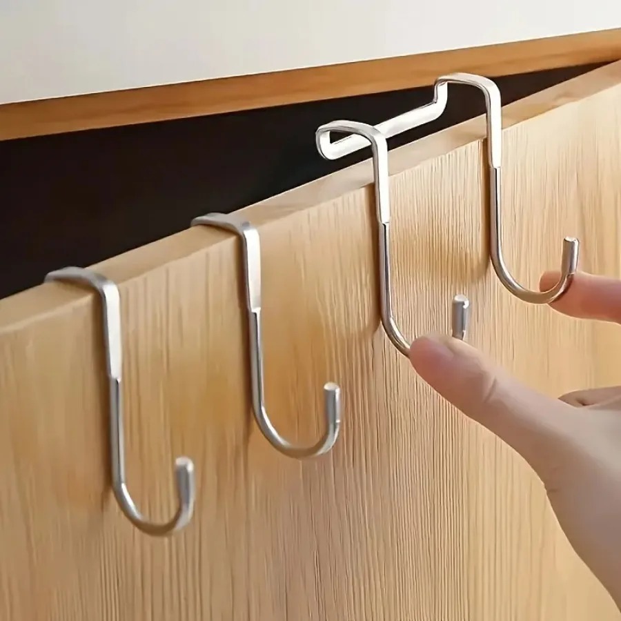 1/5 ชิ้น ตะขอสแตนเลสทรงตัว S ค - Kitchen Baking Organization บทวิจารณ์และราคา
