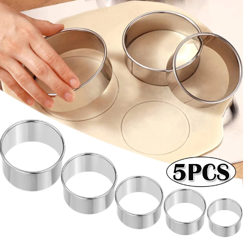 5PCS สแตนเลสบิสกิตแม่พิมพ์ Dum - Kitchen Baking Utensils บทวิจารณ์และราคา