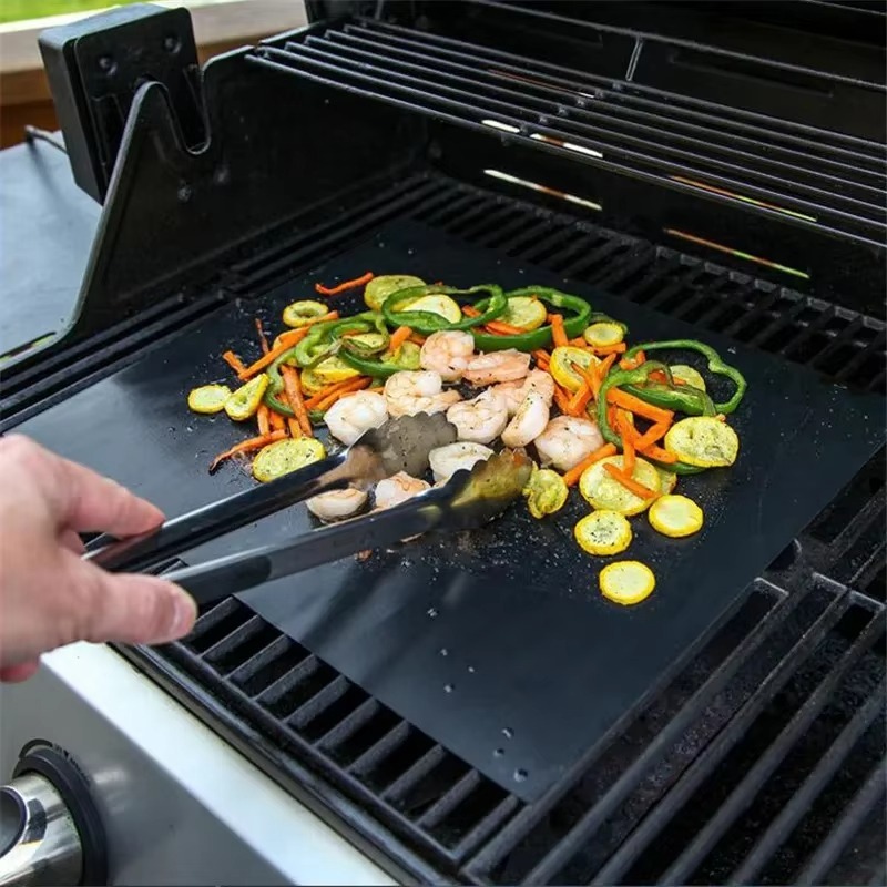 1/2/3/4/5PCS สีดํา BBQ Grill M - Kitchen Baking Mat บทวิจารณ์และราคา