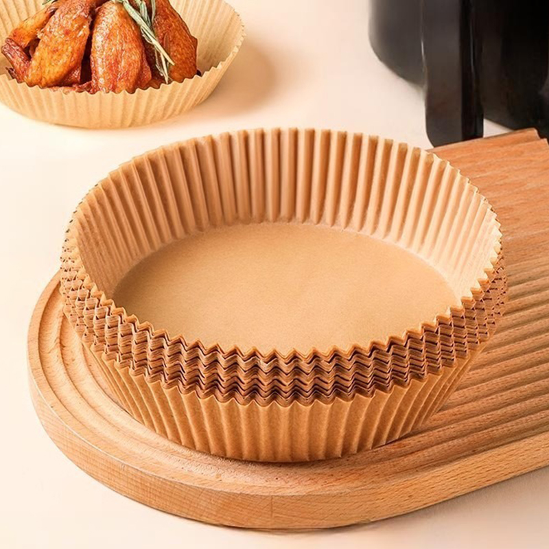 50/100PCS Air Fryer กระดาษสีสุ - Kitchen Baking Mat บทวิจารณ์และราคา