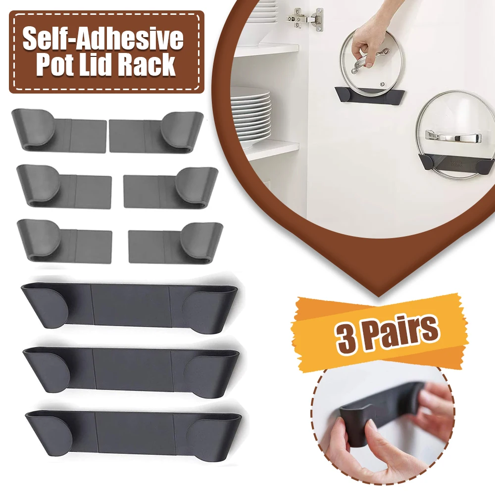 ที่เก็บฝาหม้อแบบติดผนัง 3 คู่  - Kitchen Baking Pan Organizer บทวิจารณ์และราคา