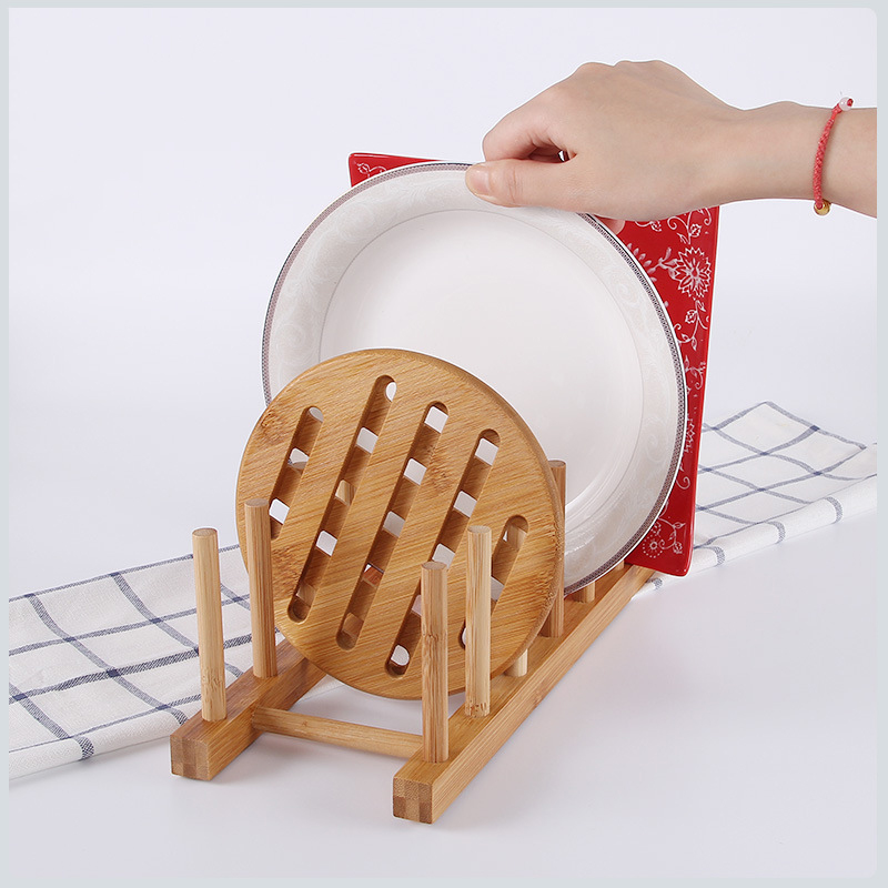 ห้องครัวDrainer Rackจานหม้อฝาป - Kitchen Baking Pan Organizer บทวิจารณ์และราคา
