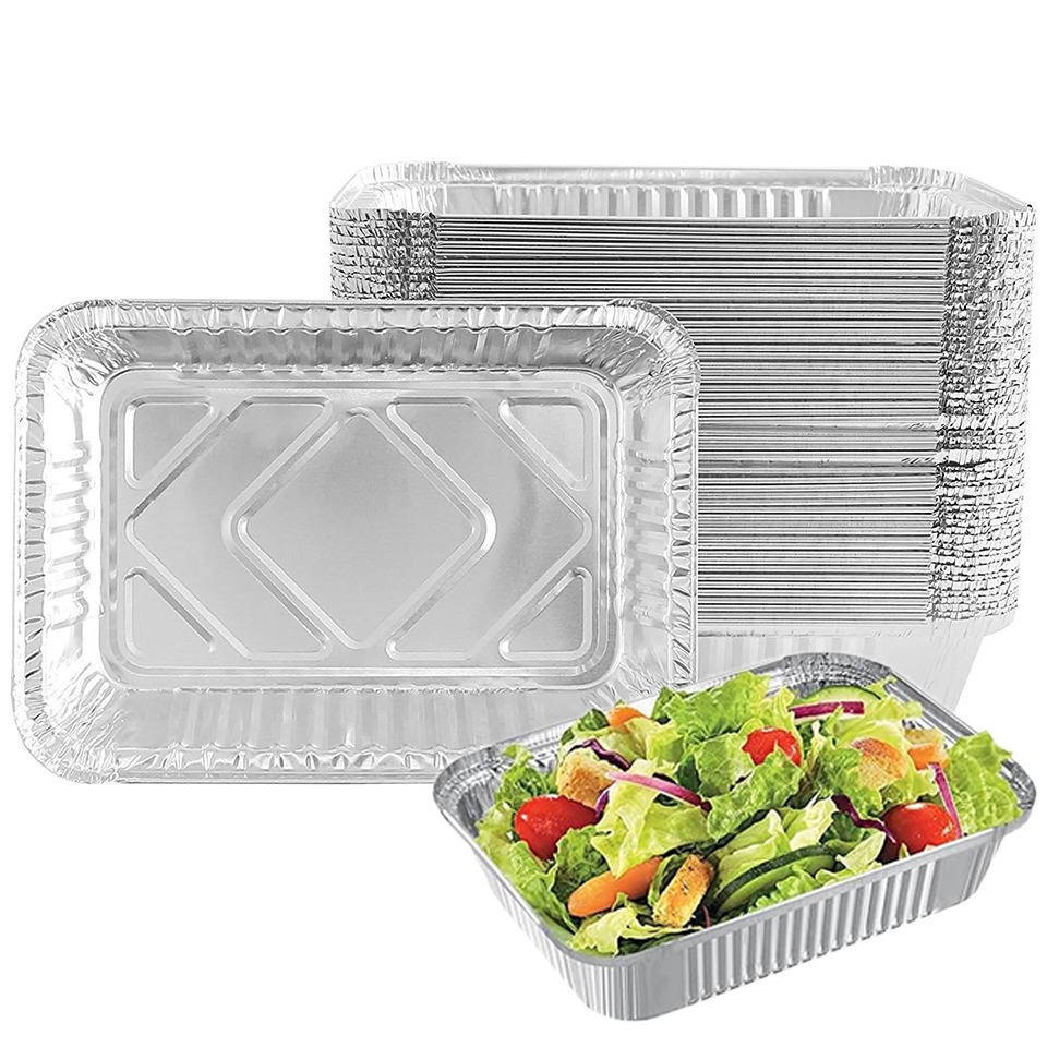 ถาดฟอยล์อะลูมิเนียมแบบใช้แล้วท - Kitchen Baking Pan Storage บทวิจารณ์และราคา