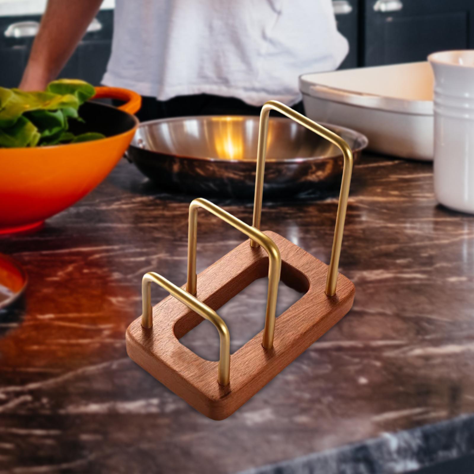 ชั้นวางเขียง ชั้นวางฝาหม้อ อุป - Kitchen Cabinet Baking Sheet Organizer บทวิจารณ์และราคา