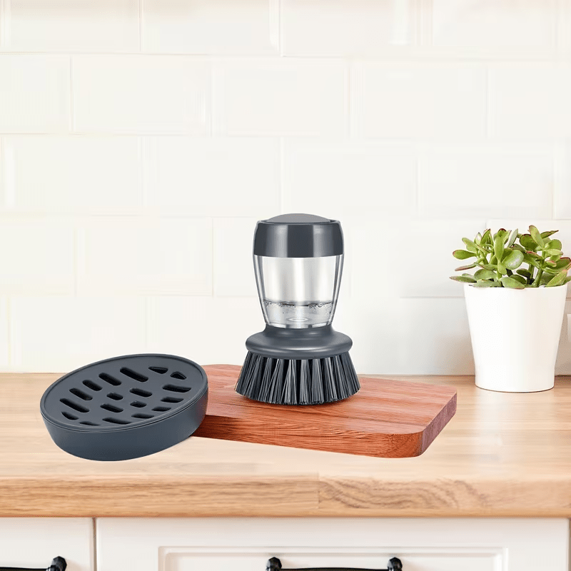 แปรงล้างจานพร้อมที่จ่ายสบู่ แป - Kitchen Baking Pan Organizer บทวิจารณ์และราคา