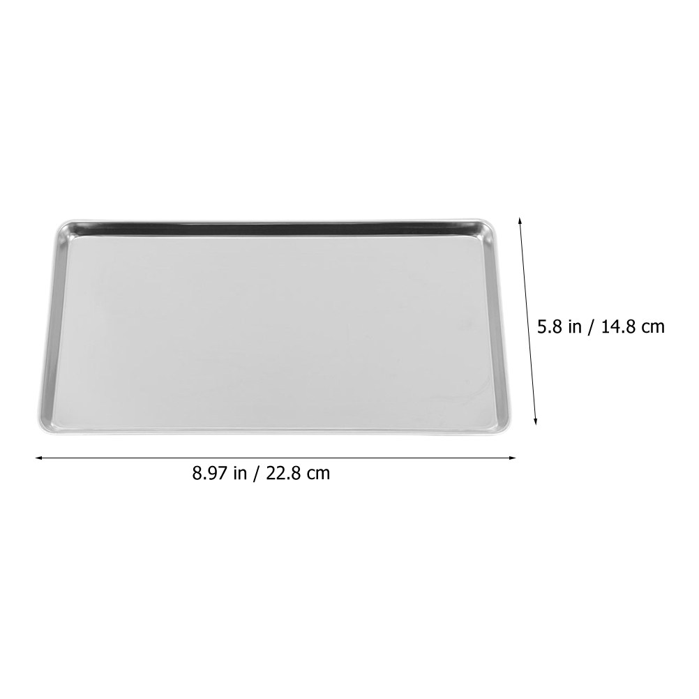 ถาดอบสแตนเลสสตีลสำหรับอบคุกกี้ - Kitchen Baking Pan Storage บทวิจารณ์และราคา