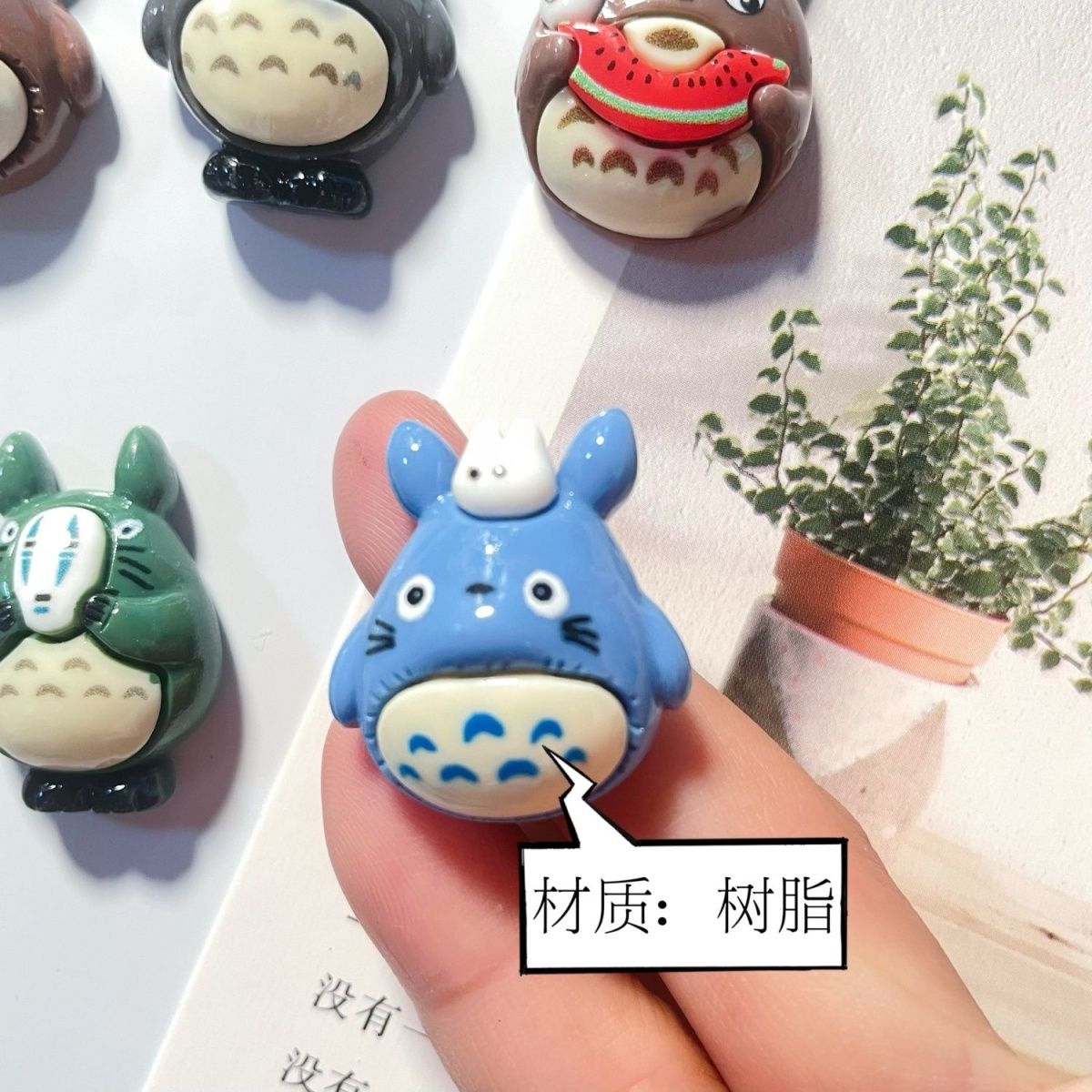 แม่เหล็กติดตู้เย็นเรซินลายโทโต - Kitchen Baking Organization บทวิจารณ์และราคา
