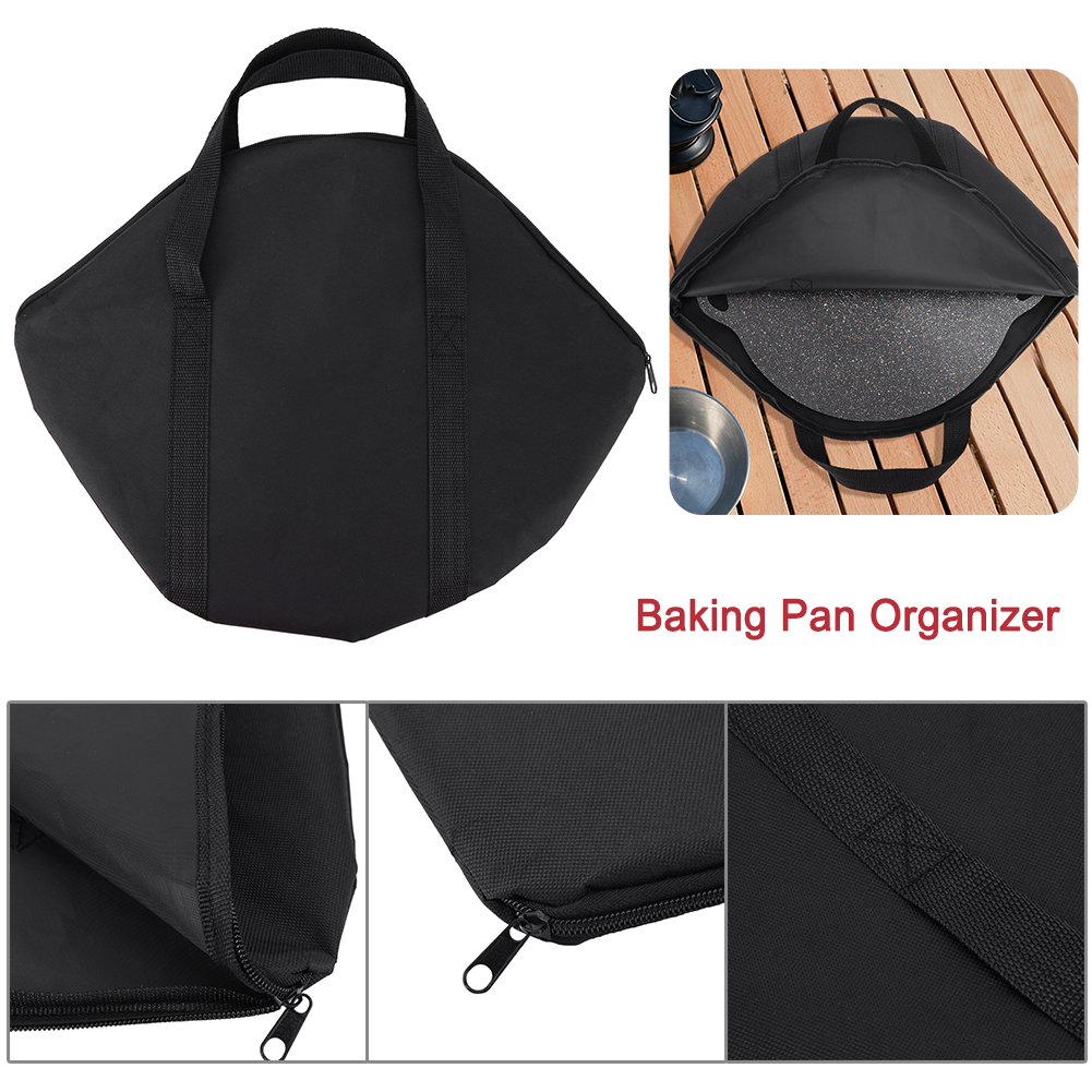 กระเป๋าเก็บถาดอบพร้อมหูจับ ผ้า - Kitchen Baking Pan Storage บทวิจารณ์และราคา